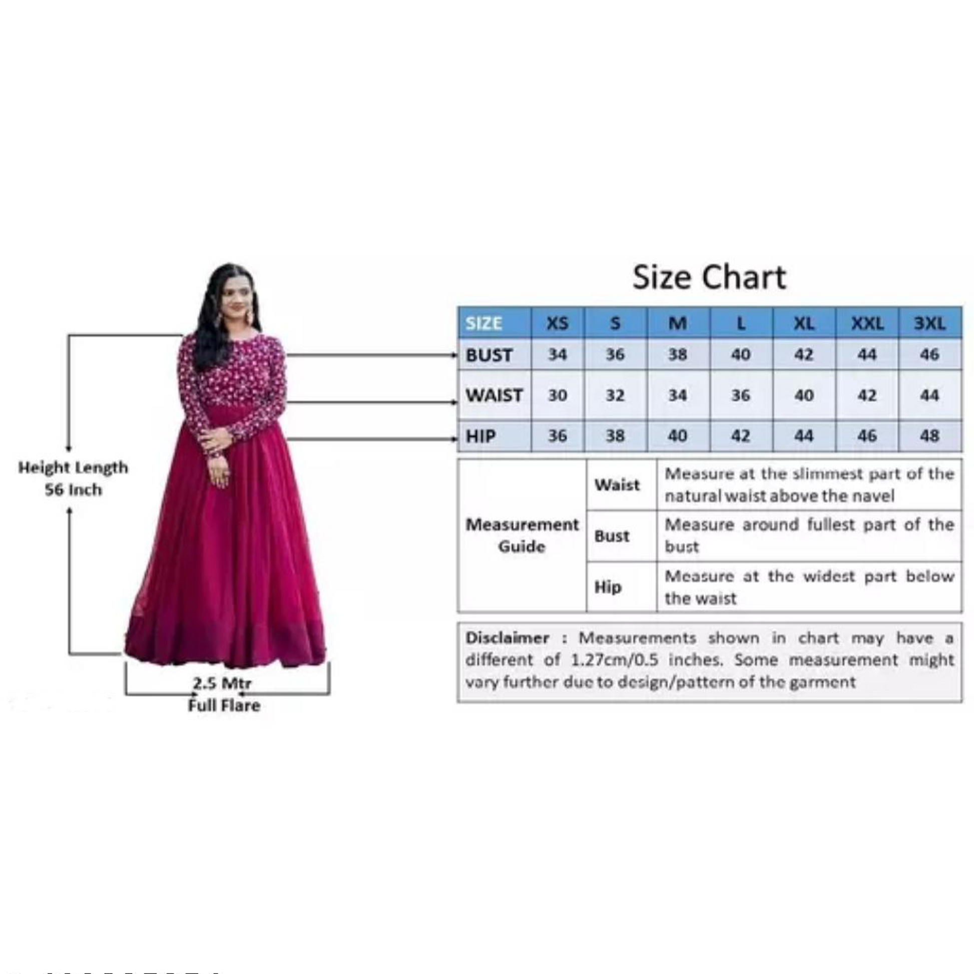 Trendy Maroon Embroidered Gown for Festive Vibes